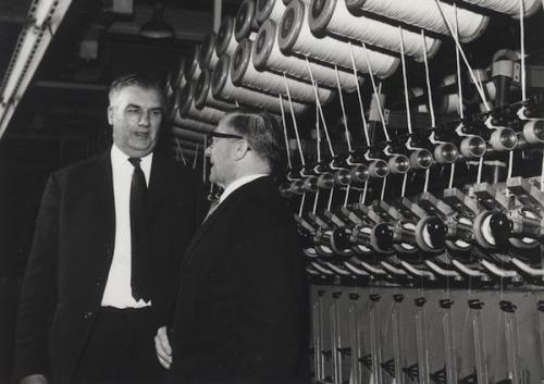 Photograph: Bradford Museums & Galleries | Drawing Machinery at Salt's Mill