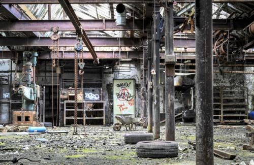 Photograph: Cath Muldowney | Derelict Gill Beck