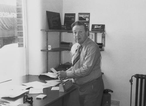 Photograph: Patricia Crabtree | Father, Harold Heppleston, Working in Accounting at Kellett Woodman
